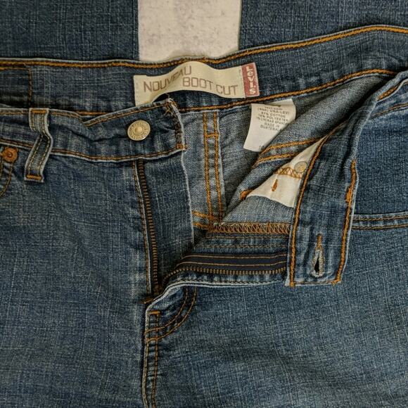 Levi's 515 Nouveau Bootcut Jeans Denim 10 S (Short) - Picture 2 of 8